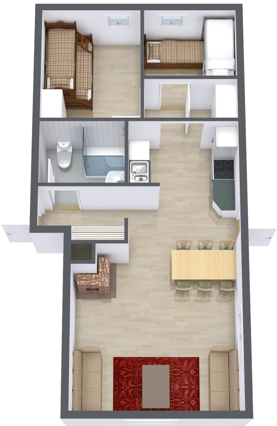 המסדאל Hemsetunet Apartments חדר תמונה