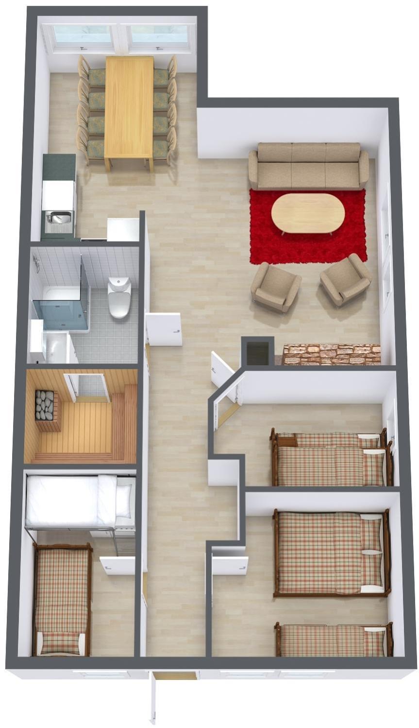 המסדאל Hemsetunet Apartments חדר תמונה