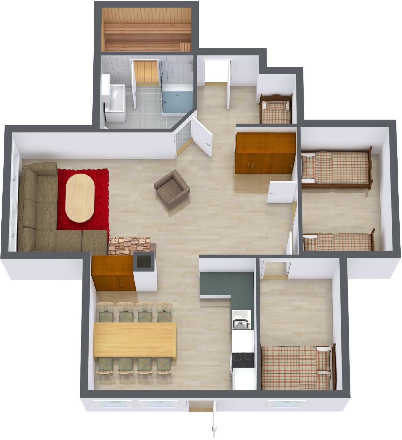 המסדאל Hemsetunet Apartments חדר תמונה